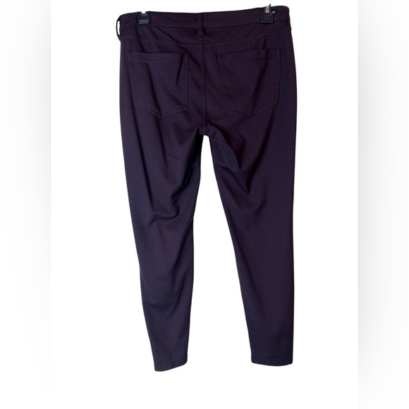 Liverpool Los Angeles Trouser Kelsey Knit Aubergine Purple Size 8/29 Petite - Picture 3 of 9